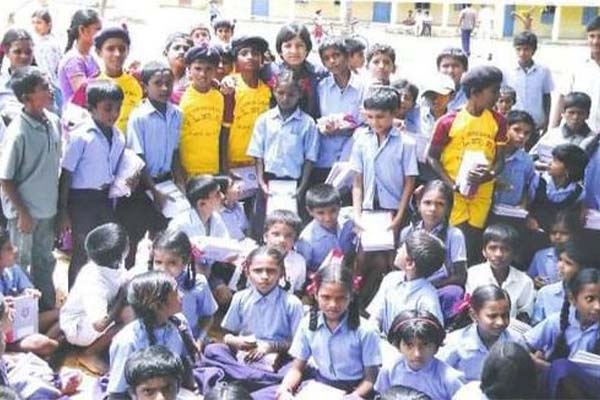 Free Note Book Distribution at Goverment School 2